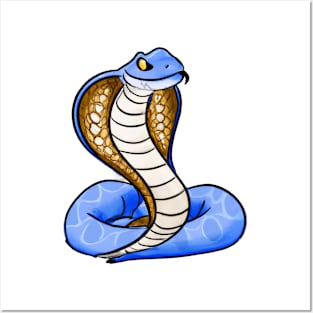 Cute Cobra Drawing Posters and Art